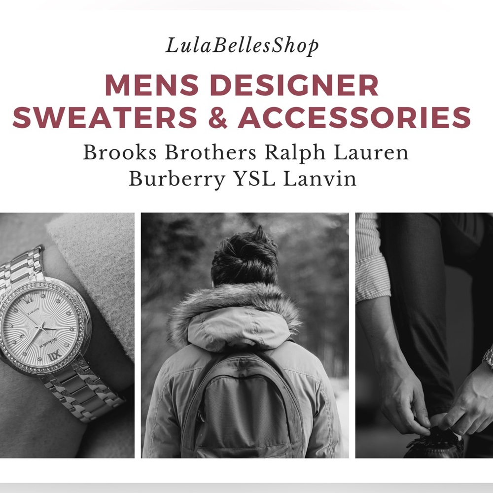 ❤️ LIKE for Men’s LIVE SHOW Updates! Luxe Sweaters Designer Ties Shirts Blazers